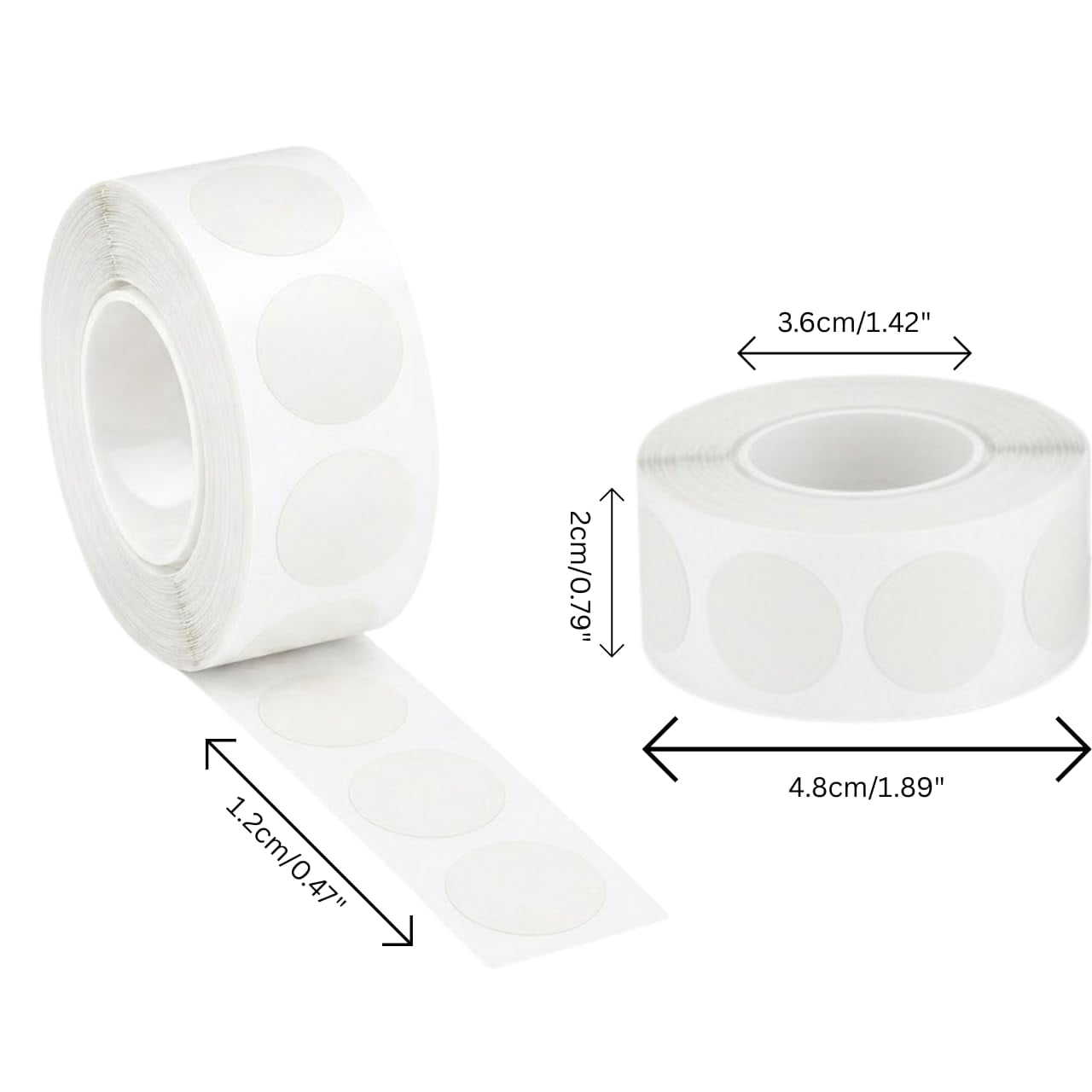 500 Pcs Clear Glue Points Dots Double Sided Sticky Adhesive for Balloons Tape for wall Removable Balloon Dot for Craft