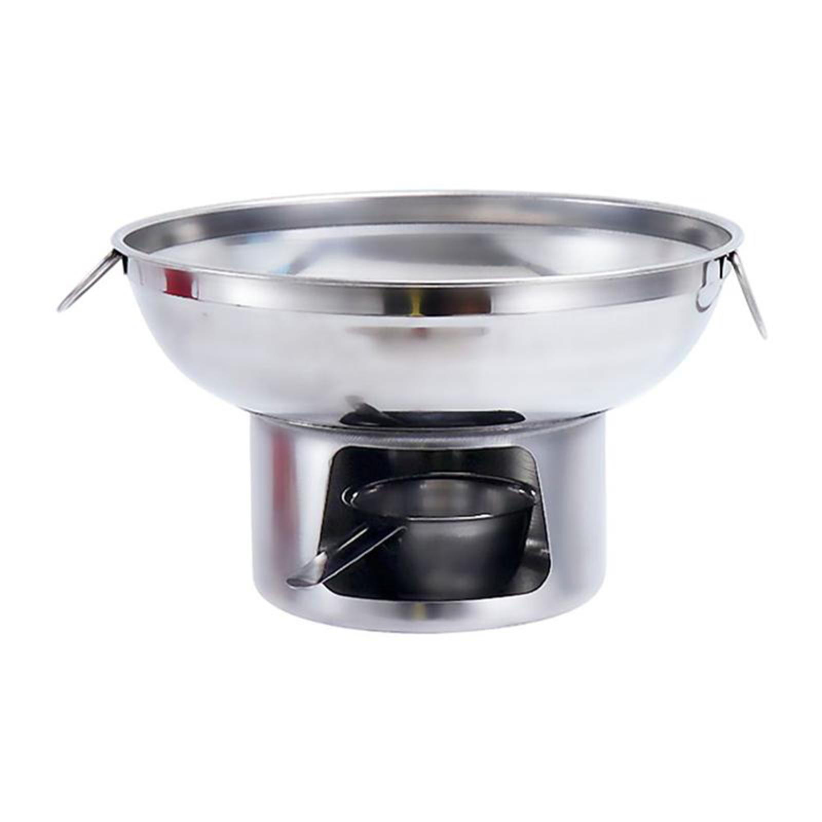 Stainless Steel Hot Pot Small Hot Pot with Heating Container Mini Hot
