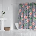 thumbnail image 3 of Waterproof Pioneer Shower Curtain 72x84 Inch Polyester Unique Cute Floral Shower Curtain for Bathroom Hotel Home Decor with 12 Plastic Hooks, 3 of 5