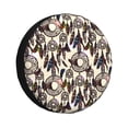 thumbnail image 1 of Fotbe Dreamcatcher Funda de Llanta de Repuesto con Estampado, Engrosada, Ajuste Universal para Jeep, Remolque, RV, SUV, Camión-14 inch, 1 of 6