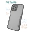 thumbnail image 3 of Smartish iPhone 12 Pro Max Armor Case - Gripzilla Rugged + Protective Slim Tough Grip Cover - Gray Area, 3 of 8