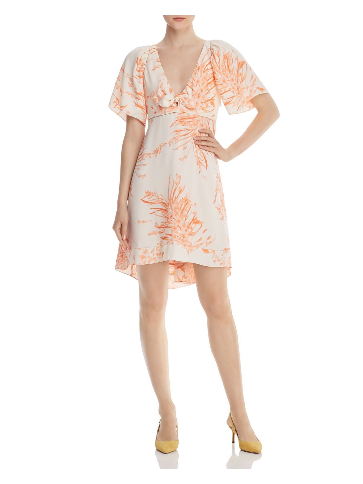 joie orange dress