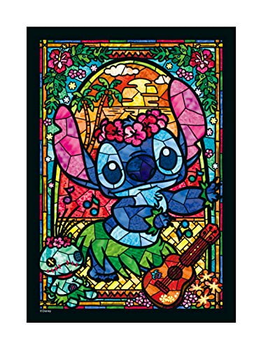 Tenyo 266 Piece Jigsaw Puzzle Stained Art Disney Marie Stained Glass Tightly 