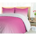 thumbnail image 5 of Ambesonne Ombre Duvet Cover Sets, Digital Hot Pink Design, 2-Queen, Pink, 5 of 7
