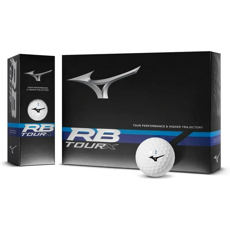 Mizuno RB Tour X Golf Balls, 12 golf balls (1 Dozen), White
