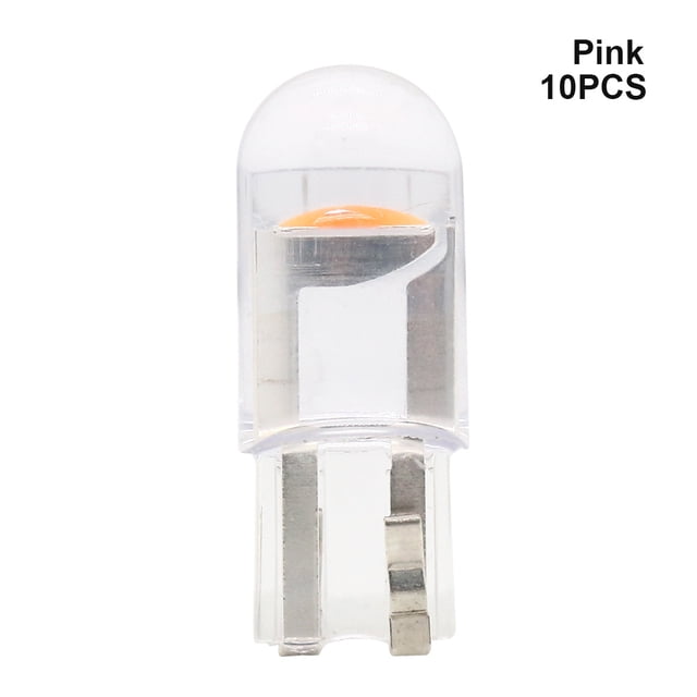 Riwesomey Car Bulbs LED Cold Light Bulbs Reading Night Light Car Width Lamp, 10pcs, Pink Type3 NO3 Riwesomey VI000621-13
