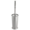 thumbnail image 3 of iDesign Kent Toilet Bowl Brush and Holder for Bathroom Storage, Silver, 3 of 5