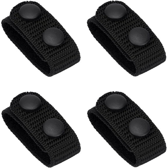 Duty Belt Keeper Stays Nylon Belt Loop Holder Retainer for 2.25"/2"/1.75"/1.5" Wide Tactical Belt Gear Accessories 4PCS