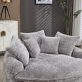thumbnail image 5 of Modern Oversized and Fluffy Sofa Bed with Pillows, 5 of 8