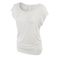 thumbnail image 2 of KOGMO Womens Short Sleeve Solid Basic Tunic Top Tee with Side Shirring, 2 of 7