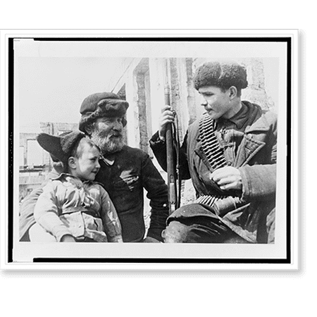 Historic Print, Partisans, Odessa.Georgii Zel'ma., 16" x 20"