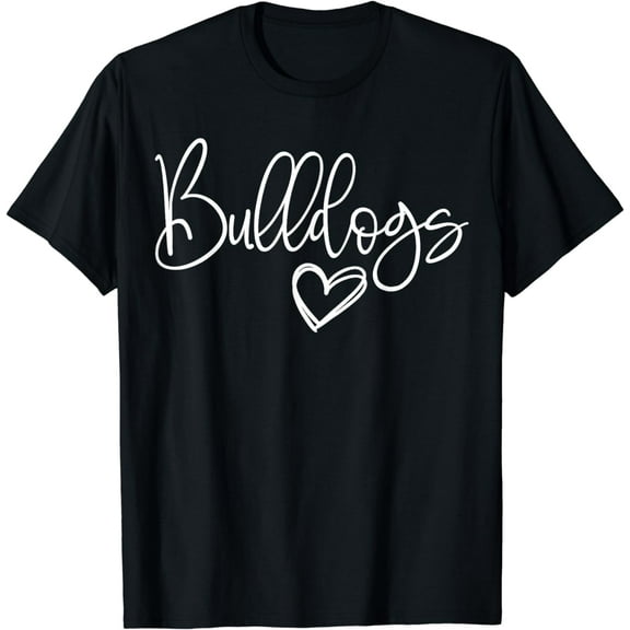 Mascot Sports School Spirit Bulldogs Back to School Shirt T-Shirt