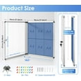 thumbnail image 2 of Fabric Bulletin Board Enclosed WallMounted Display Case for Office Classroom Home x(xA), 2 of 9
