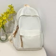 thumbnail image 4 of Casual Knapsack Fashion Multi-pocket Laptop Bag Large Capacity Multifunctional Nylon Solid Color Backpack For Students, 4 of 6