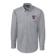 thumbnail image 2 of Men's Cutter & Buck Charcoal Texas A&M Aggies Easy Care Stretch Gingham Big & Tall Long Sleeve Button-Down Dress Shirt, 2 of 3