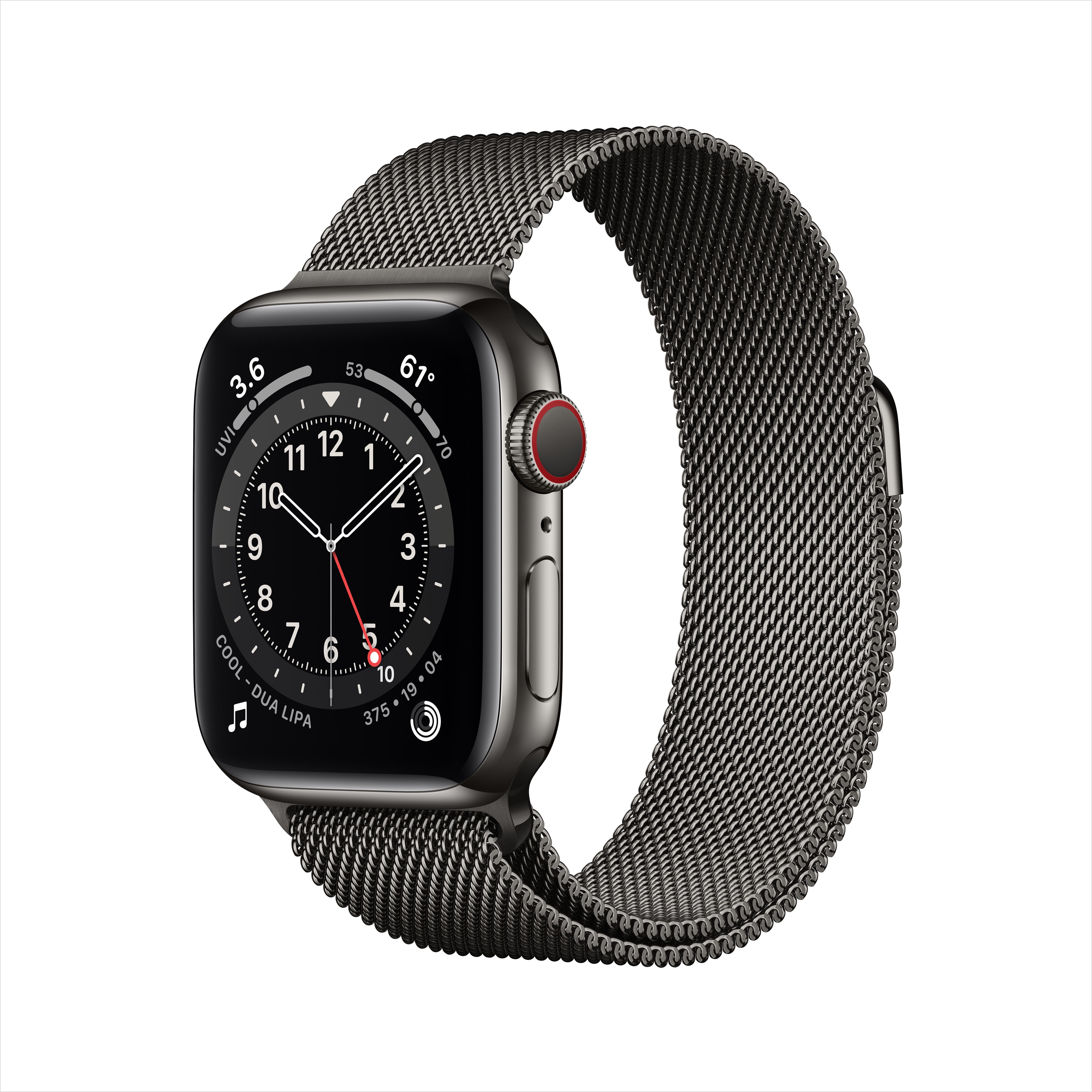 Apple Watch Series 6 GPS + Cellular, 40mm Graphite Stainless Steel Case Apple Series 6 Stainless Steel