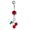 1, variant on Red Cherry Green Leaf Zirconia Glitter Belly Button Ring Body Piercing Jewelry-6