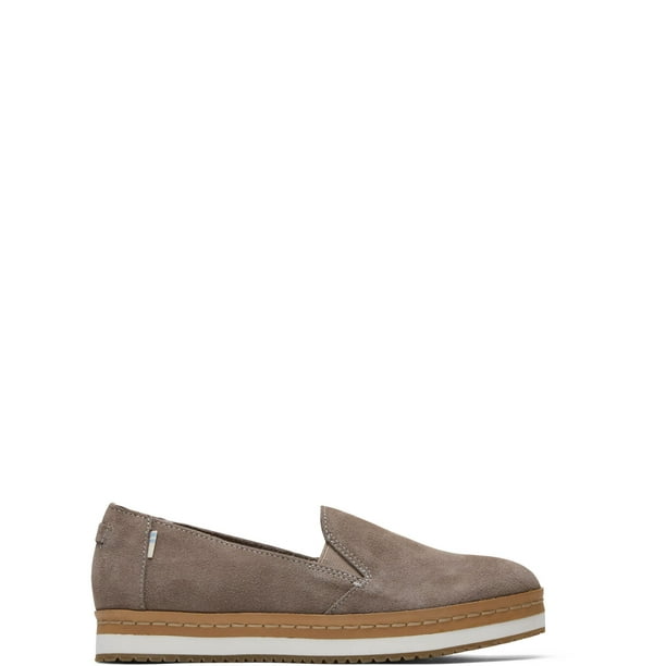 TOMS - TOMS Women's Gray Suede Palma Wrap Slip-On Shoes - Walmart.com ...