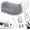 Gray, variant on Wagging Tail for Motorcycle, Moving Car Tail, Electric Vehicle Tail with Soft Fuzzy Design, Rechargeable Decorative Accessory for Cars Trucks SUVs RVs