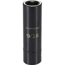 Craftsman Sockets, 1/2" Drive 9/16" SAE Deep Impac CMMT15998