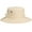 Khaki, variant on Panama Jack Women's Bucket Hat - Palm Print Underbrim, Packable, Adjustable, UPF (SPF) 50+ UVA/UVB Sun Protection, 3" Brim (Coral)