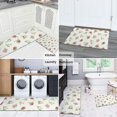 thumbnail image 5 of Pioneer Flower Floral Print Pattern Kitchen Rugs Sets Of 2, Anti Fatigue Non Slip Washable Floor Mats for Kitchen Sink Laundry, 17X30 Inch + 17X47 Inch, 5 of 6