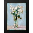 thumbnail image 2 of Harper, Ethan 14x18 Black Modern Framed Museum Art Print Titled - White Floral Arrangement I, 2 of 5