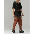 thumbnail image 4 of Men Medieval Costume Renaissance Templar Knight Vintage Tunic Tops, 4 of 6