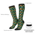 thumbnail image 4 of Xecao Colorful Elephants Print Compression Socks for Both Men And Women for Running, Travel, Flight, Nurse, 4 of 6