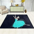 thumbnail image 3 of SKYSONIC Ballerina Girls Lightweight Carpet Mats Area Soft Rugs Floor Mat Rug Home Decoration for Kids Room Living Room 63 x 48 inches, 3 of 6