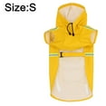 thumbnail image 2 of Impermeable para perros con sombrero, poncho para mascotas, impermeable, reflectante, cómodo, impermeable para perros, 2 of 5