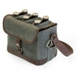 thumbnail image 3 of Legacy By Picnic Time Beer Caddy Cooler Tote with Bottle Opener, 6-Pack Beer Gift Bag, Khaki Green with Brown Accents, 3 of 8