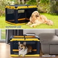 thumbnail image 6 of Soft-Sided Dog Crate 40 Inch XL, Collapsible Foldable Pet Carrier with Breathable Mesh and Waterproof Base for Large Dogs Travel, 6 of 8