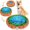 Blue&Green&Brown, variant on Philowng Snuffle Mat for Dogs, Interactive Sniff Mat for Slow Eating and Keep Busy, Adjustable Dog Digging Toys Encourages Natural Foraging Skills and Mental Stimulation