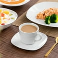 thumbnail image 6 of vancasso 36 pcs Dinnerware Sets, Plates and Bowls Set for 6, Porcelain Dinner Set, White, 6 of 10