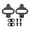 Black, variant on Lipstore 2Pcs Mountain Bicycle Pedal Cleats Bicycle Cleat Set Bike Cleats for SPD Outdoor Black