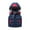 Navy Blue, variant on Qudderr Baby Toddler down Cotton Vest Boys Girls Hooded Warm Sleeveless Jacket 3-12 Years Kids Puffer Waistcoat for Fall Winter
