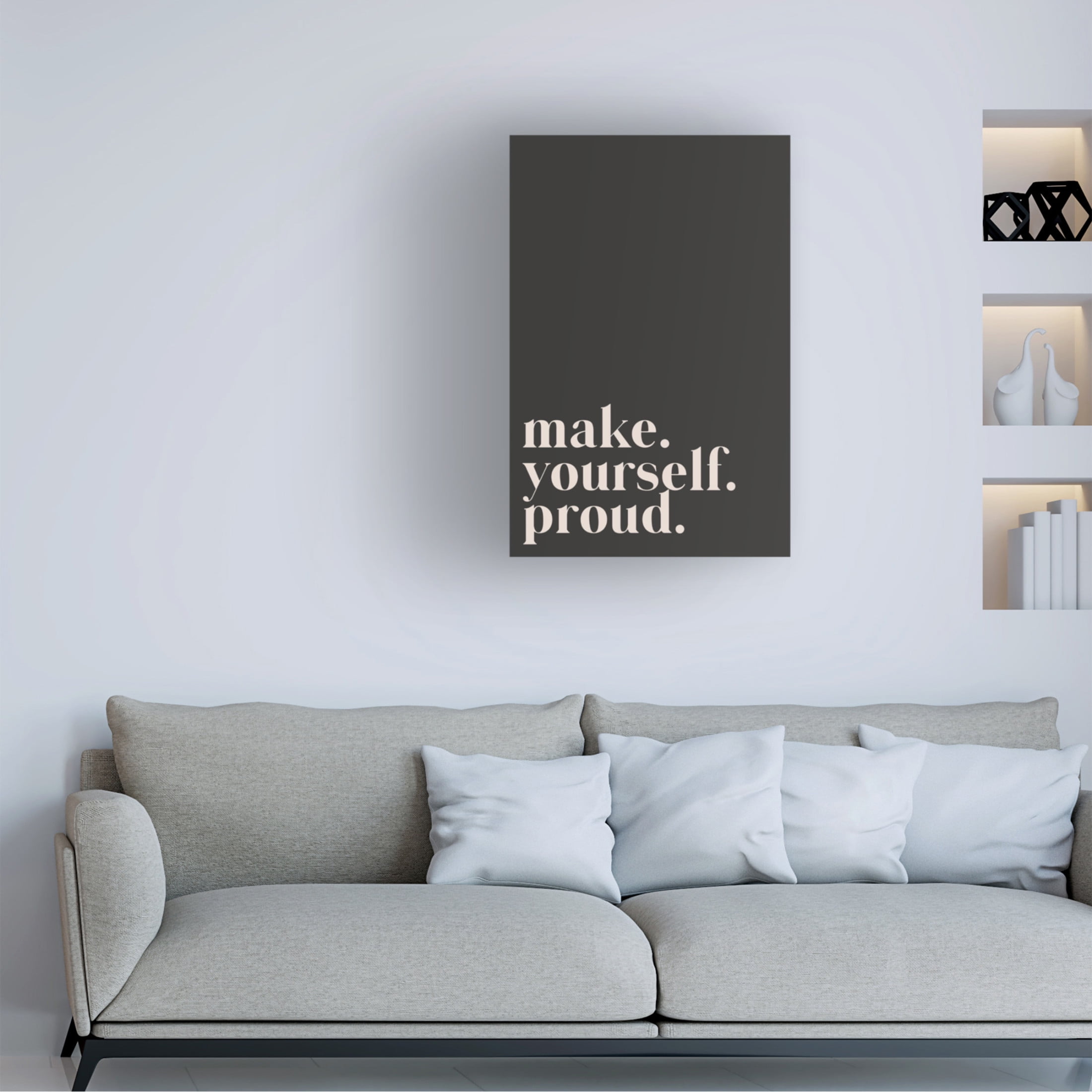 Trademark Fine Art uplusmestudio Make Yourself Proud Canvas Wall Art