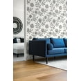 thumbnail image 3 of Stacy Garcia Home Charcoal & Sandstone Jaclyn Peel and Stick Wallpaper, 3 of 8