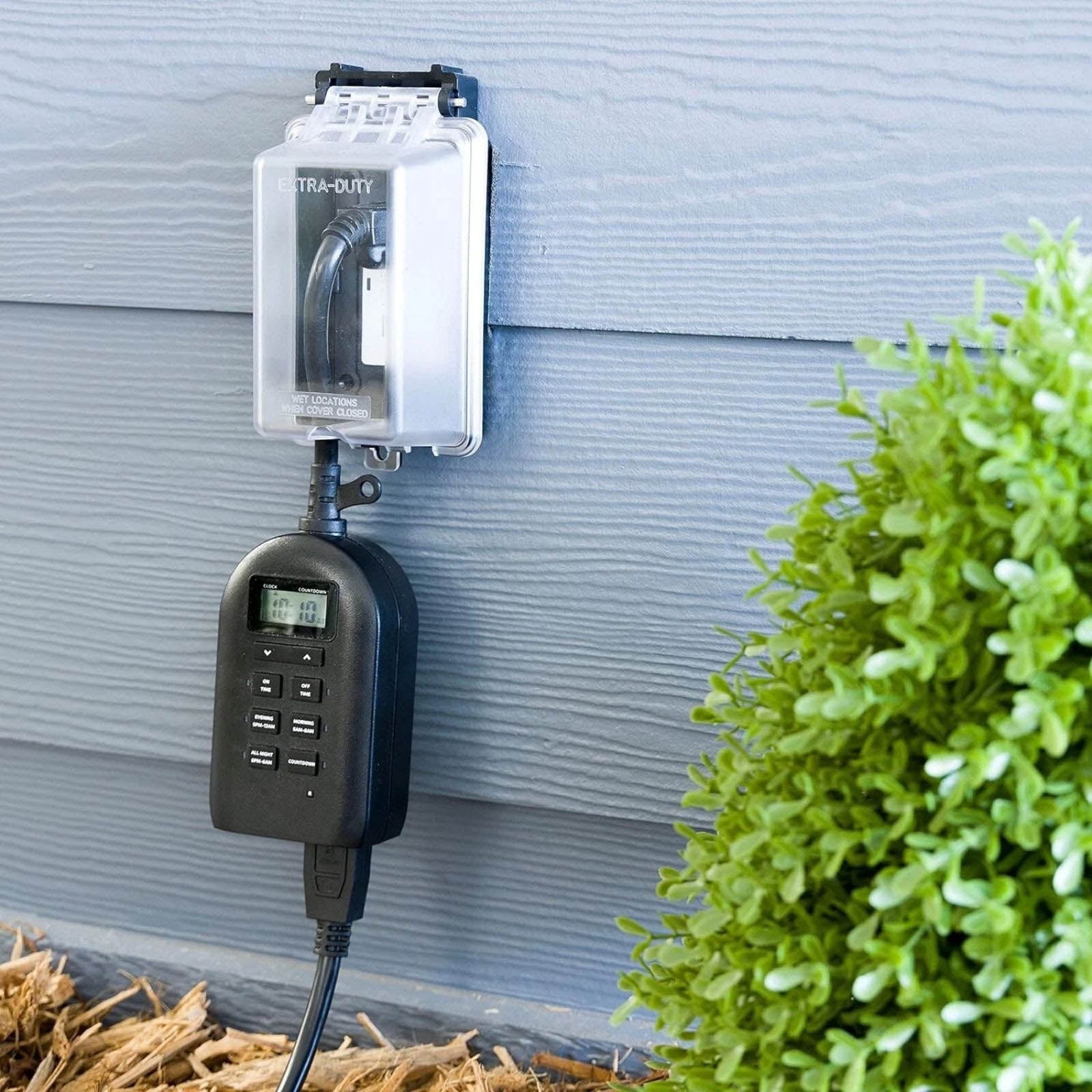 CSYANXING Lockable Outdoor Outlet Cover Clear Visibility For Farm Ranch Exterior Outlets Weather Resistant Device Shield