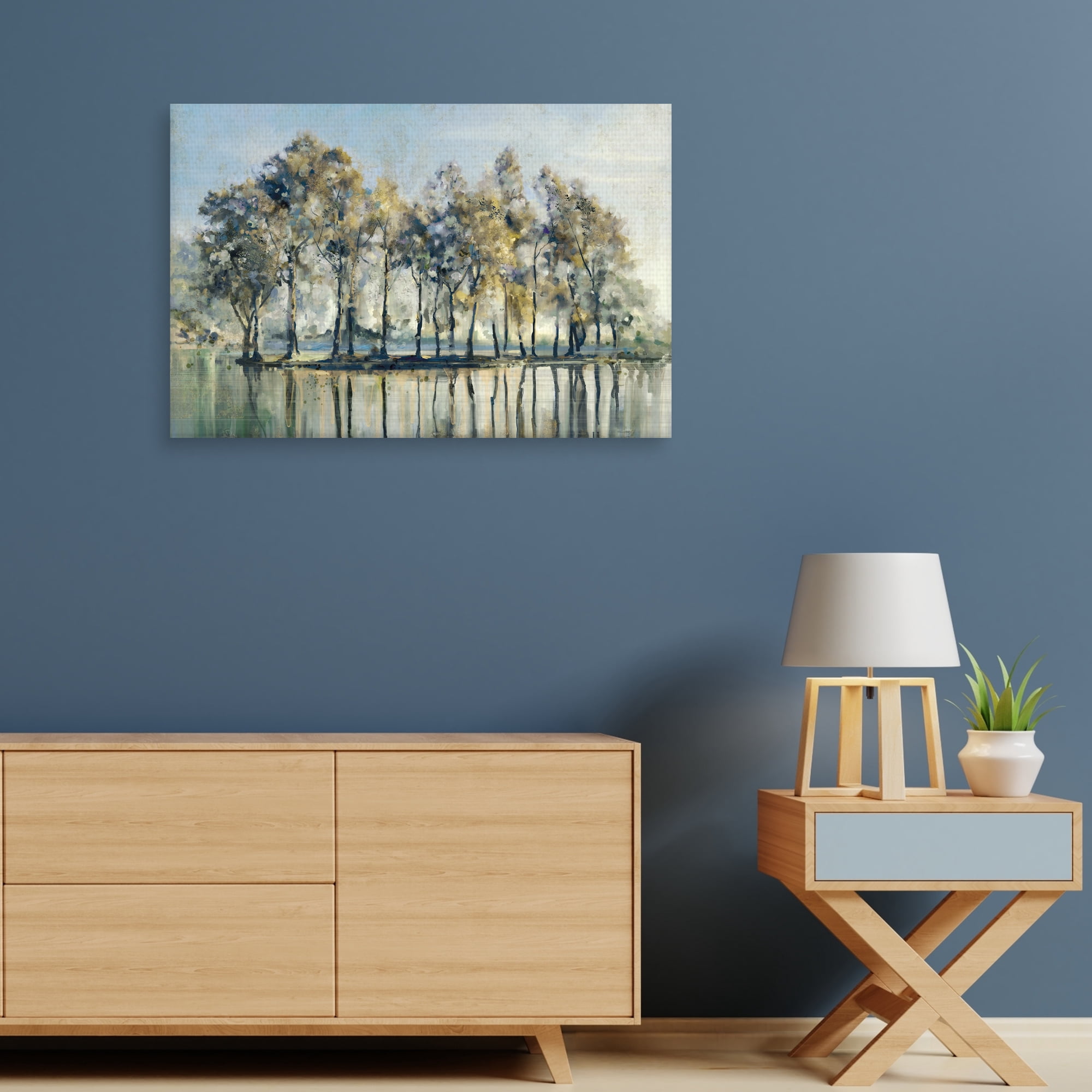 Isle of Trees by Studio Arts Canvas Art Print