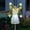 Yellow, variant on Solar Garden Lights, LED Angel Solar Landscape Decorative Lights, Outdoor Waterproof Solar Garden Stake Lights, Solar Pathway Lights for Patio Yard Lawn Grave Cemetery, Memorial Sympathy Gift