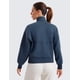 thumbnail image 2 of Sudadera CRZ YOGA SoftAura Half Zip para Mujer Azul Tinta, 2 of 6