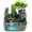 Type 2, variant on 11.8'' Desktop Waterfall Bonsai Mini Rock Fountain with LED Lights, Artificial Mountain Bonsai Decoration, for Office, , Bedroom Desktop Decoration