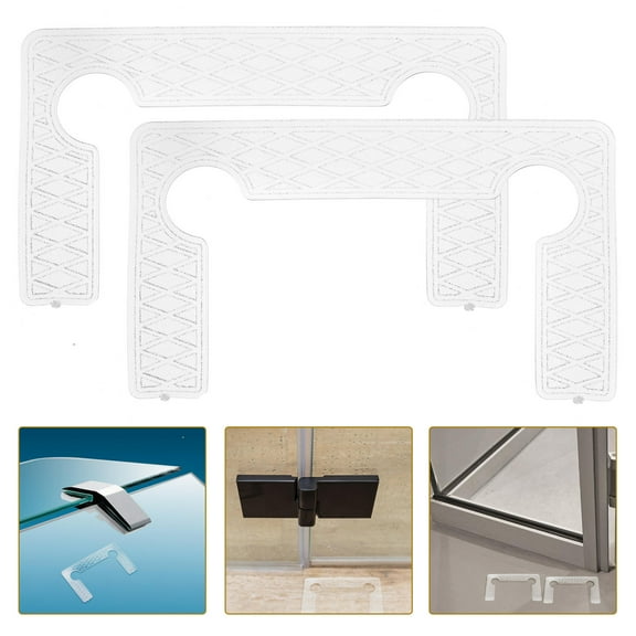 TOYMYTOY 40Pcs Gasket Replacement Kit for Glass Door Hinges with Antislip Shock Absorbing Pads