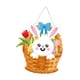 thumbnail image 4 of Letrero de puerta de decoración de Pascua Letreros de bienvenida de Pascua Colgante Letrero de conejo de Pascua Estilo H, 4 of 9