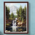 thumbnail image 1 of Cuadros Decorativos Kit de pintura por números DIY Stream Hand Oil Art Picture Craft Home Wall Decor(1364) Wdftyju embutido en tela, 1 of 9