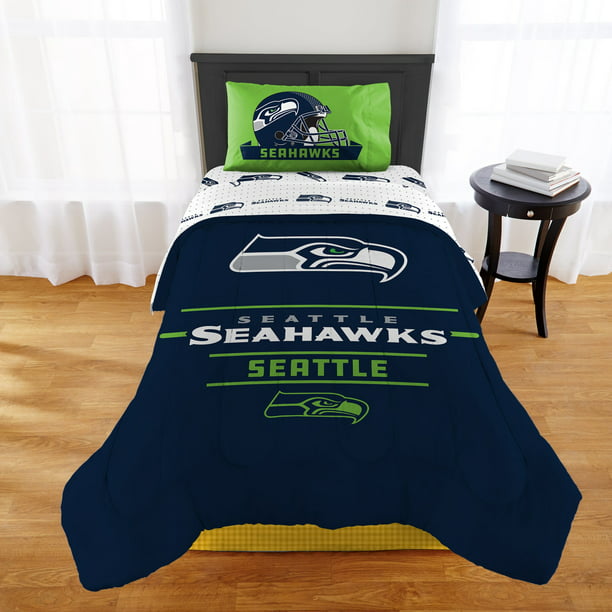Nfl Seattle Seahawks Monument Twin Xl, Seahawks Bedding Queen