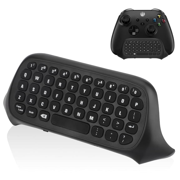 EEEkit Wireless Controller Keyboard Fit for Xbox One S/X, Xbox Series X/S, 2.4G Mini Chatpad Message Game Keyboard Handle Keypad with 3.5mm Audio Jack for Gaming Live Chat