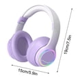 thumbnail image 3 of Headphones – Gaming Headset With Intelligent Noise Reduction Long Battery Life Suitable For Tablets Computers Mobile Phones Four Gradient Colors, 3 of 7